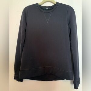 Lululemon Women’s Keep It Cozy Thick Fleece Crew Pullover Sweatshirt Black